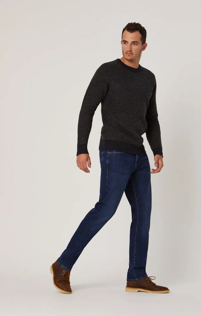 ZACH STRAIGHT LEG IN INK BRUSHED CASHMERE