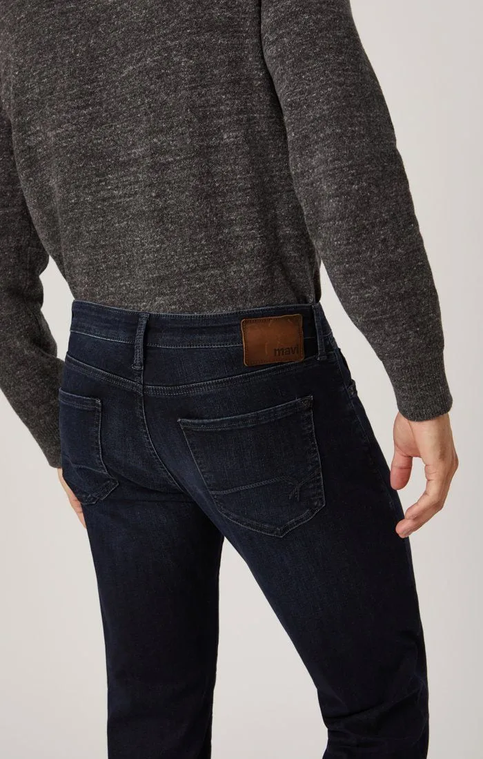 ZACH STRAIGHT LEG IN INK BRUSHED CASHMERE