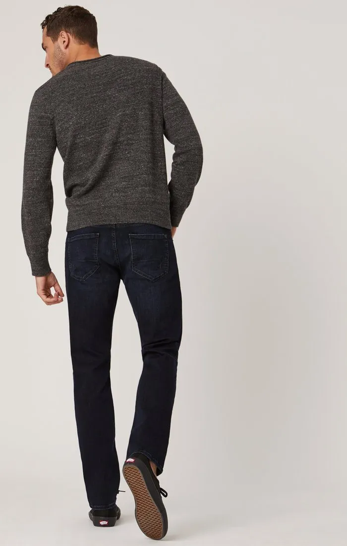 ZACH STRAIGHT LEG IN INK BRUSHED CASHMERE