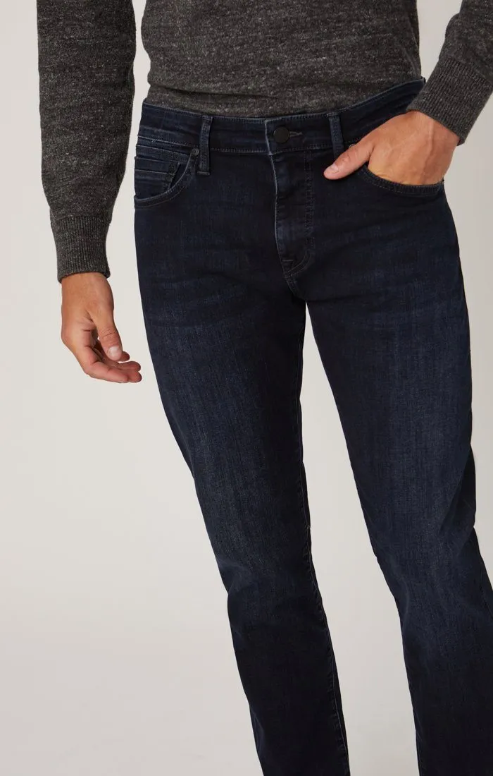 ZACH STRAIGHT LEG IN INK BRUSHED CASHMERE
