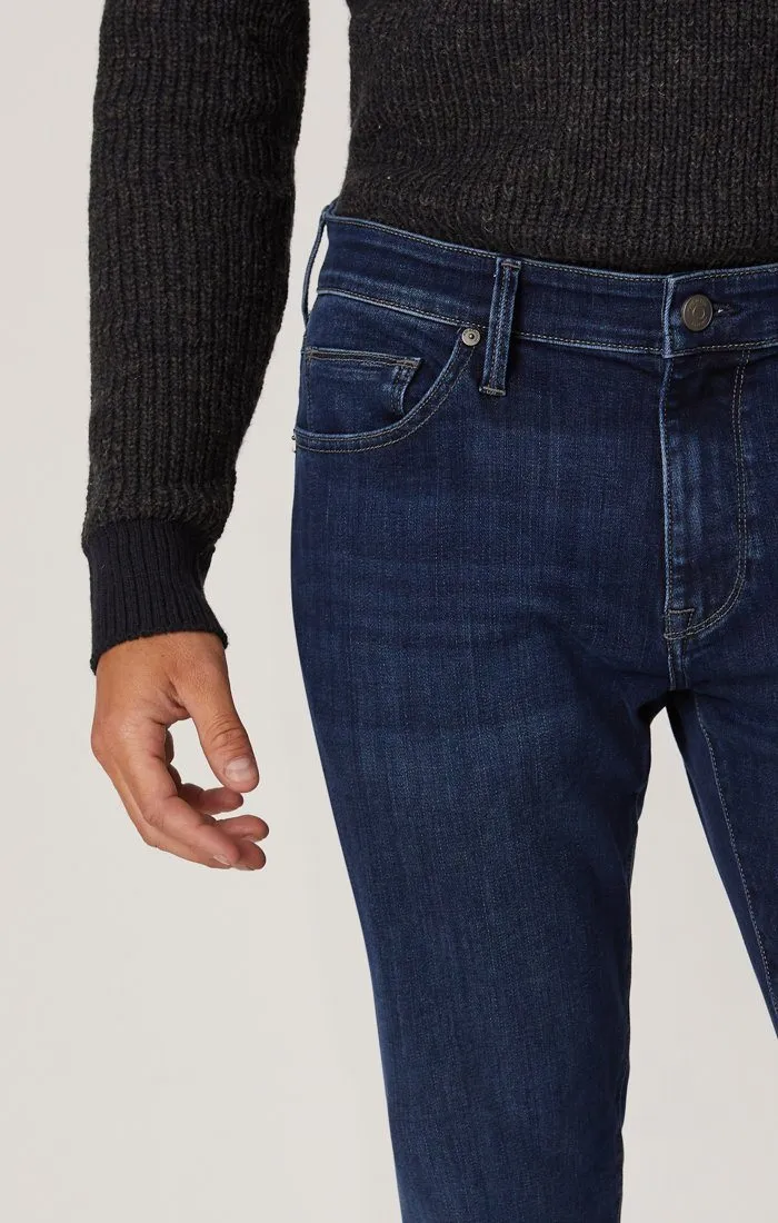 ZACH STRAIGHT LEG IN INK BRUSHED CASHMERE