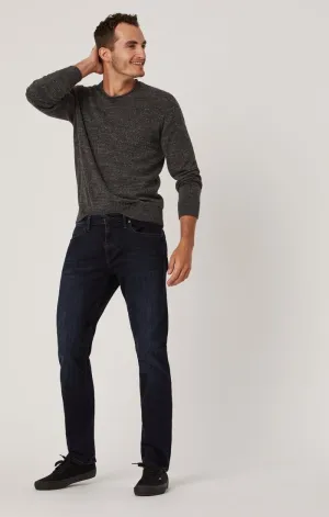 ZACH STRAIGHT LEG IN INK BRUSHED CASHMERE
